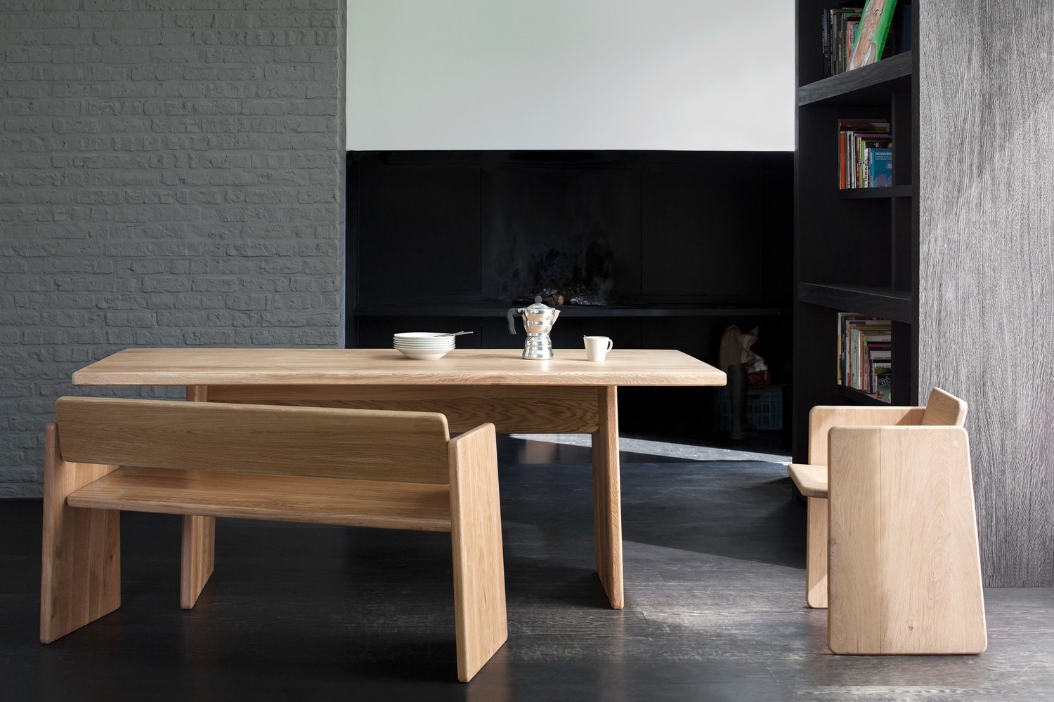 bureau - table de salle à manger - atmosphère et bois